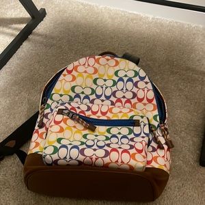 Coach Backpack new without tags very rare part of the Pride Collection